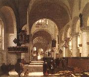 Interior of a Church Emmanuel de Witte